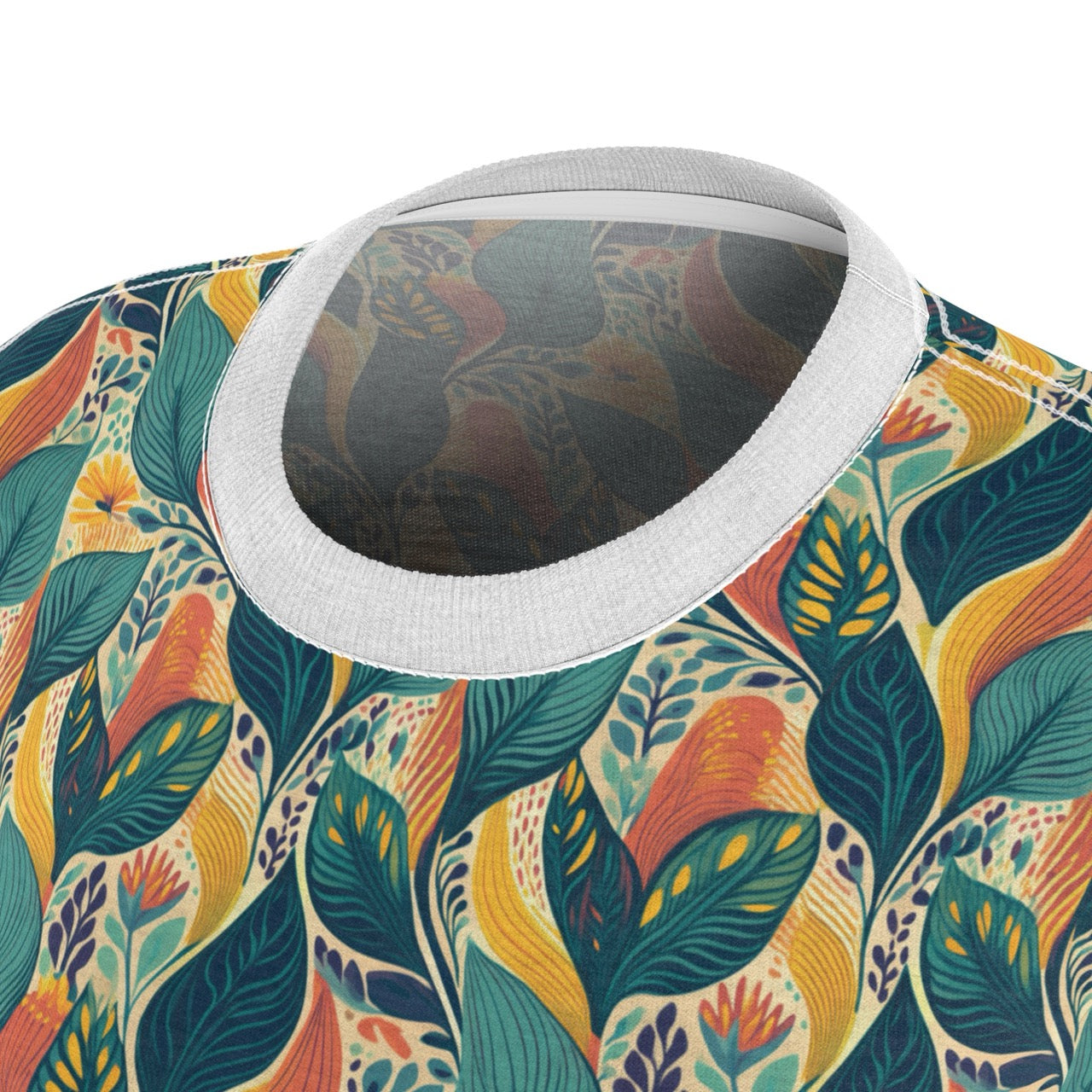 Autumn Symphony Botanicals Women's T-Shirt – Elegant Fall-Inspired Floral Tee for Effortless Style