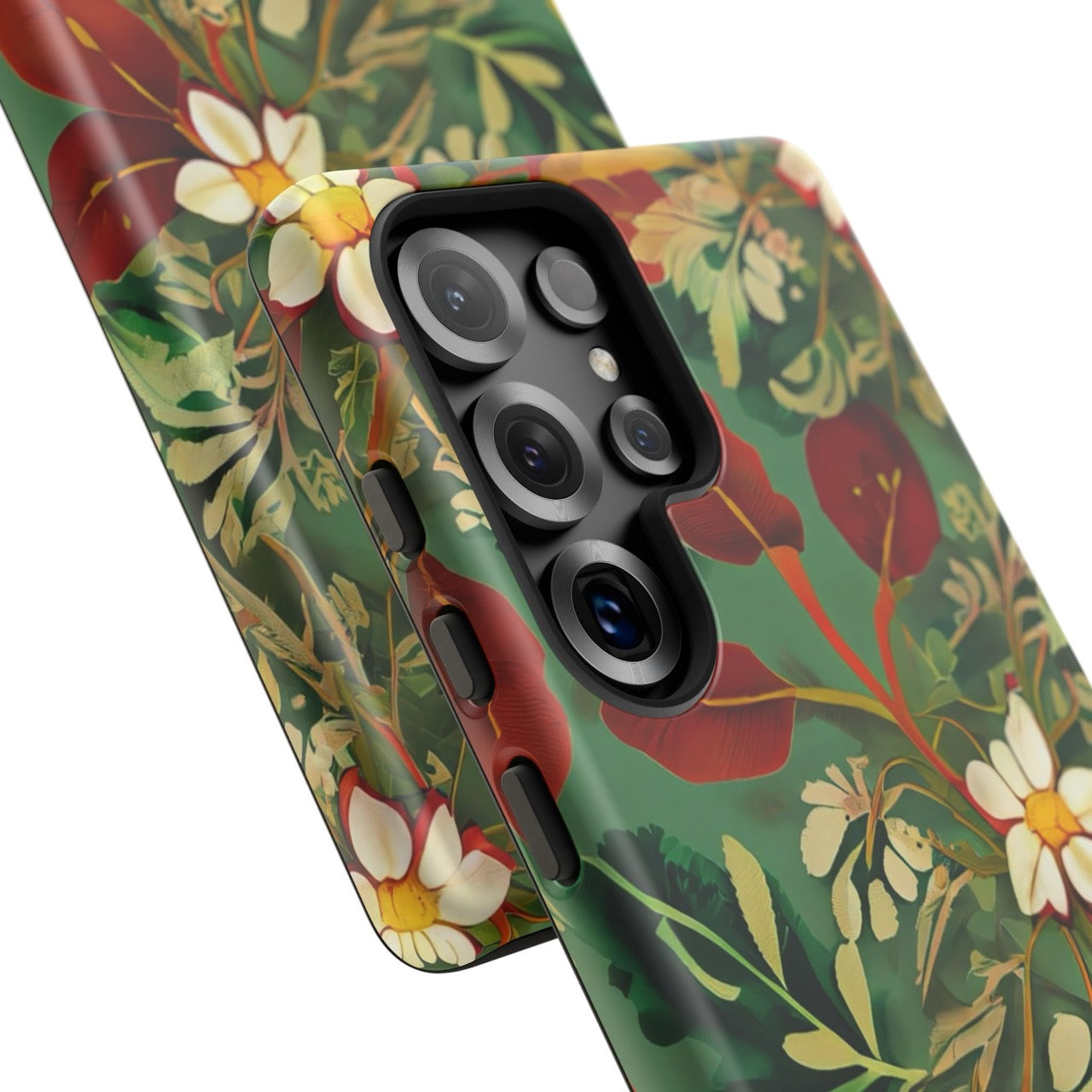 Golden Leaf Reverie Samsung Galaxy Tough Case | Botanical Floral Design