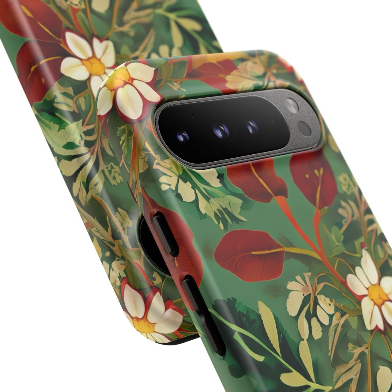 Golden Leaf Reverie Google Pixel Tough Case | Botanical Floral Art