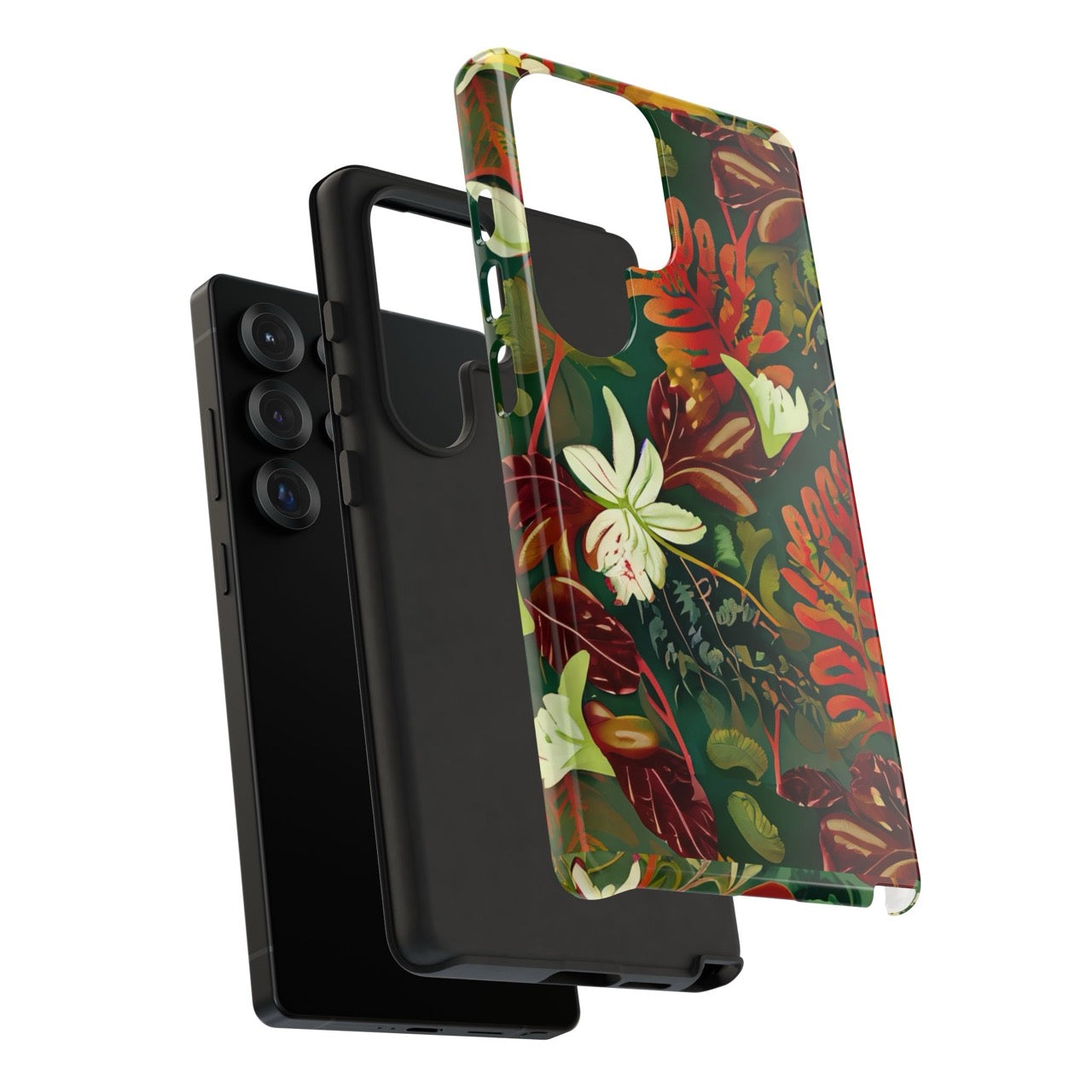 Verdant Cascade Elegance Samsung Galaxy Tough Case | Tropical Design
