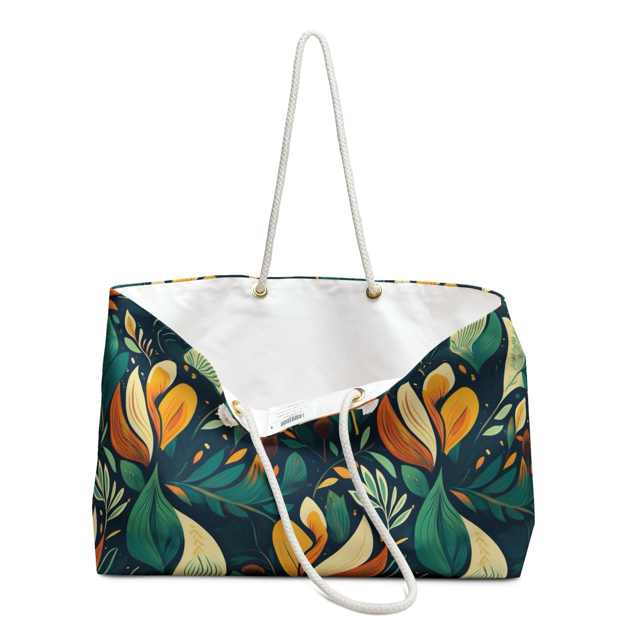 Vibrant Harmony Leaves Weekender Tote Bag – Stylish, Spacious & Durable for Everyday Use