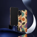 Geometric Abstract iPhone Case – Stylish, Durable Protection with Earthy Tones