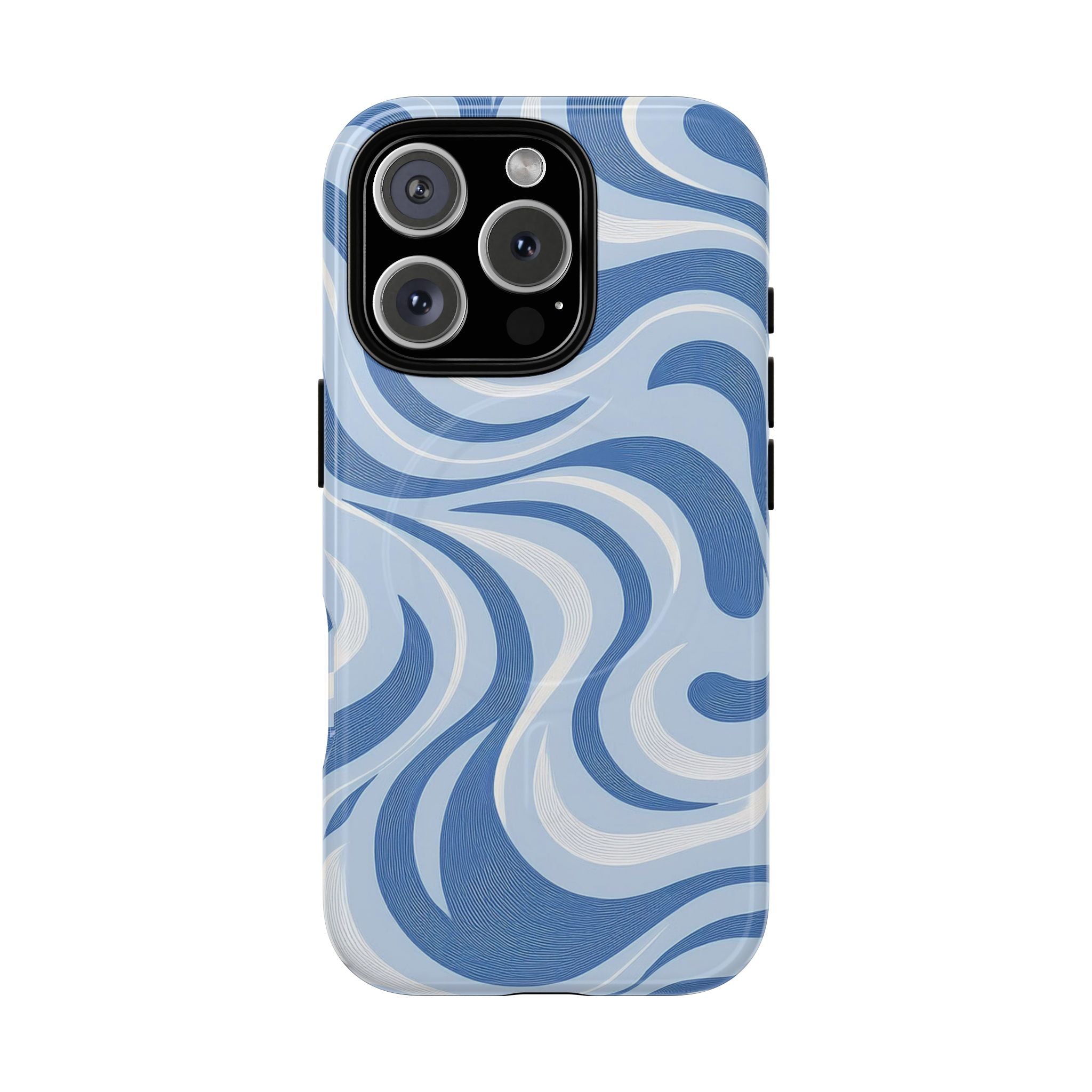 Stylish Abstract Swirl Design Tough Magnetic Cases