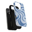 Stylish Abstract Swirl Design Tough Magnetic Cases