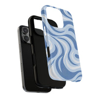 Stylish Abstract Swirl Design Tough Magnetic Cases