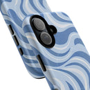 Stylish Abstract Swirl Design Tough Magnetic Cases