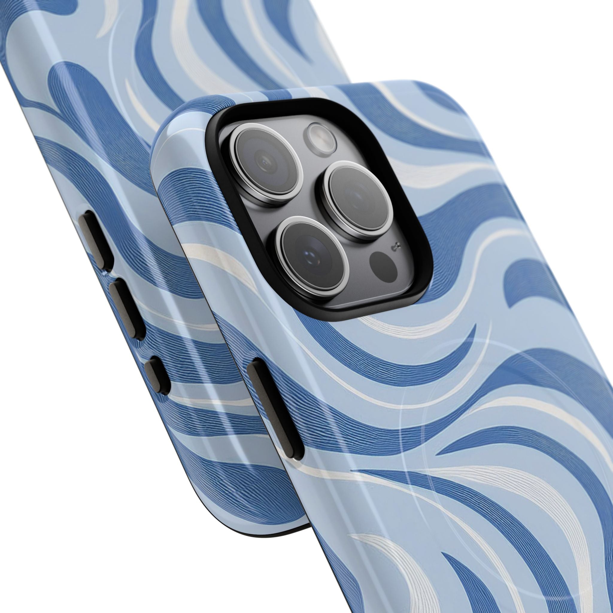 Stylish Abstract Swirl Design Tough Magnetic Cases