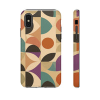 Geometric Abstract iPhone Case – Stylish, Durable Protection with Earthy Tones