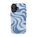 Stylish Abstract Swirl Design Tough Magnetic Cases