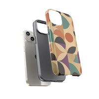 Geometric Abstract iPhone Case – Stylish, Durable Protection with Earthy Tones