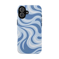 Stylish Abstract Swirl Design Tough Magnetic Cases