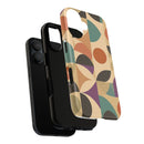 Geometric Abstract iPhone Case – Stylish, Durable Protection with Earthy Tones