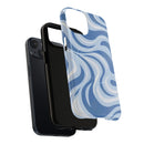 Stylish Abstract Swirl Design Tough Magnetic Cases