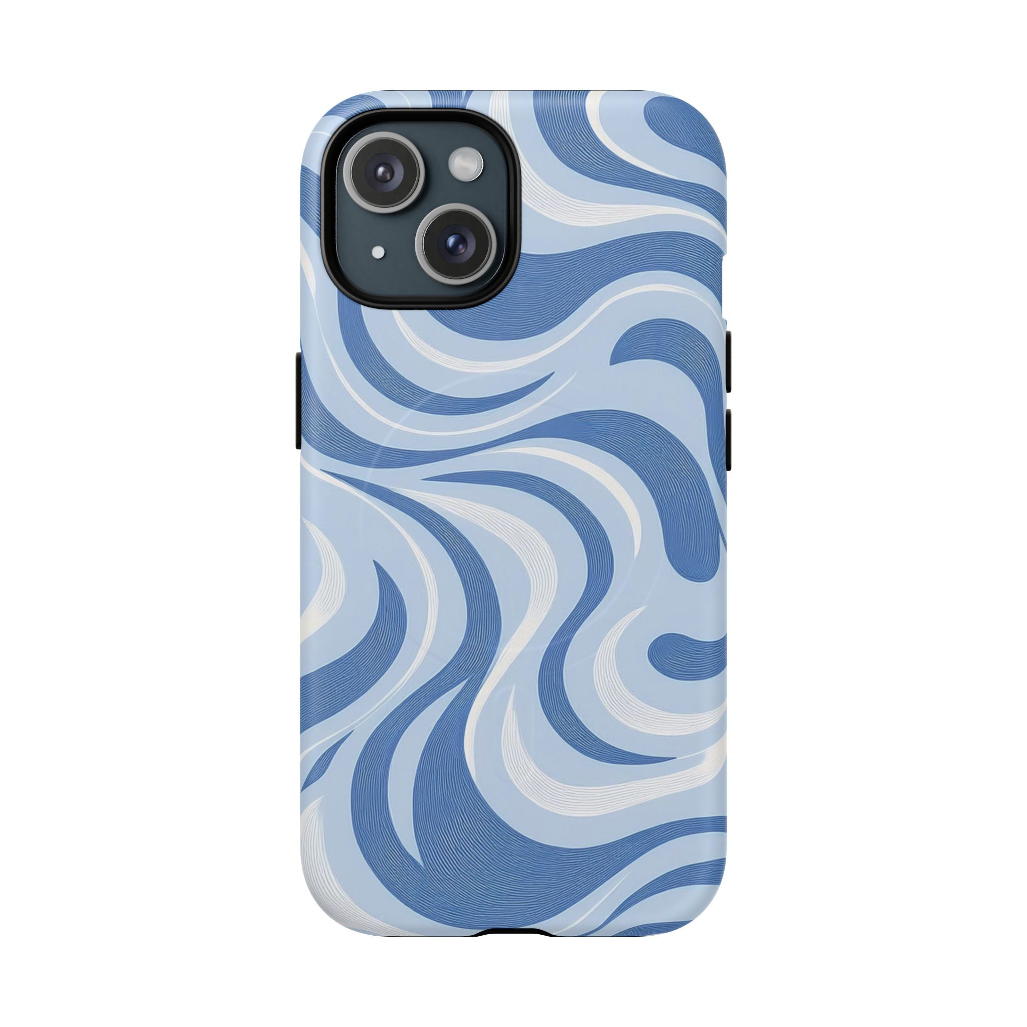 Stylish Abstract Swirl Design Tough Magnetic Cases