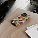 Geometric Abstract iPhone Case – Stylish, Durable Protection with Earthy Tones