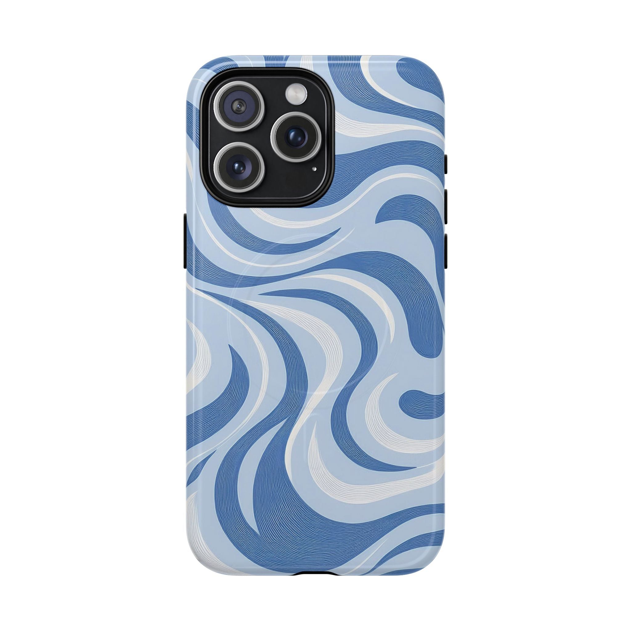 Stylish Abstract Swirl Design Tough Magnetic Cases