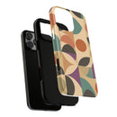 Geometric Abstract iPhone Case – Stylish, Durable Protection with Earthy Tones