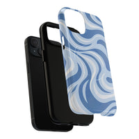 Stylish Abstract Swirl Design Tough Magnetic Cases