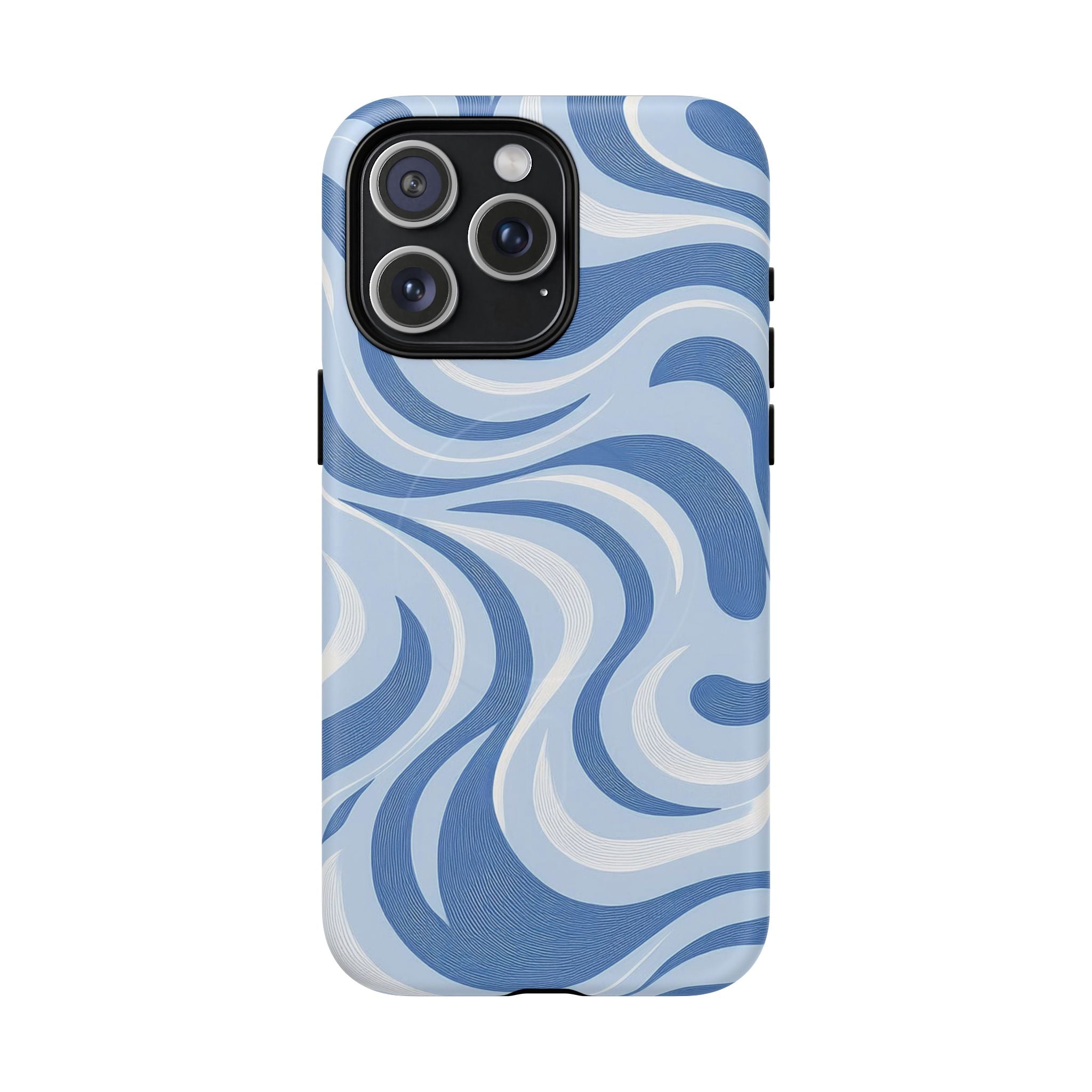 Stylish Abstract Swirl Design Tough Magnetic Cases