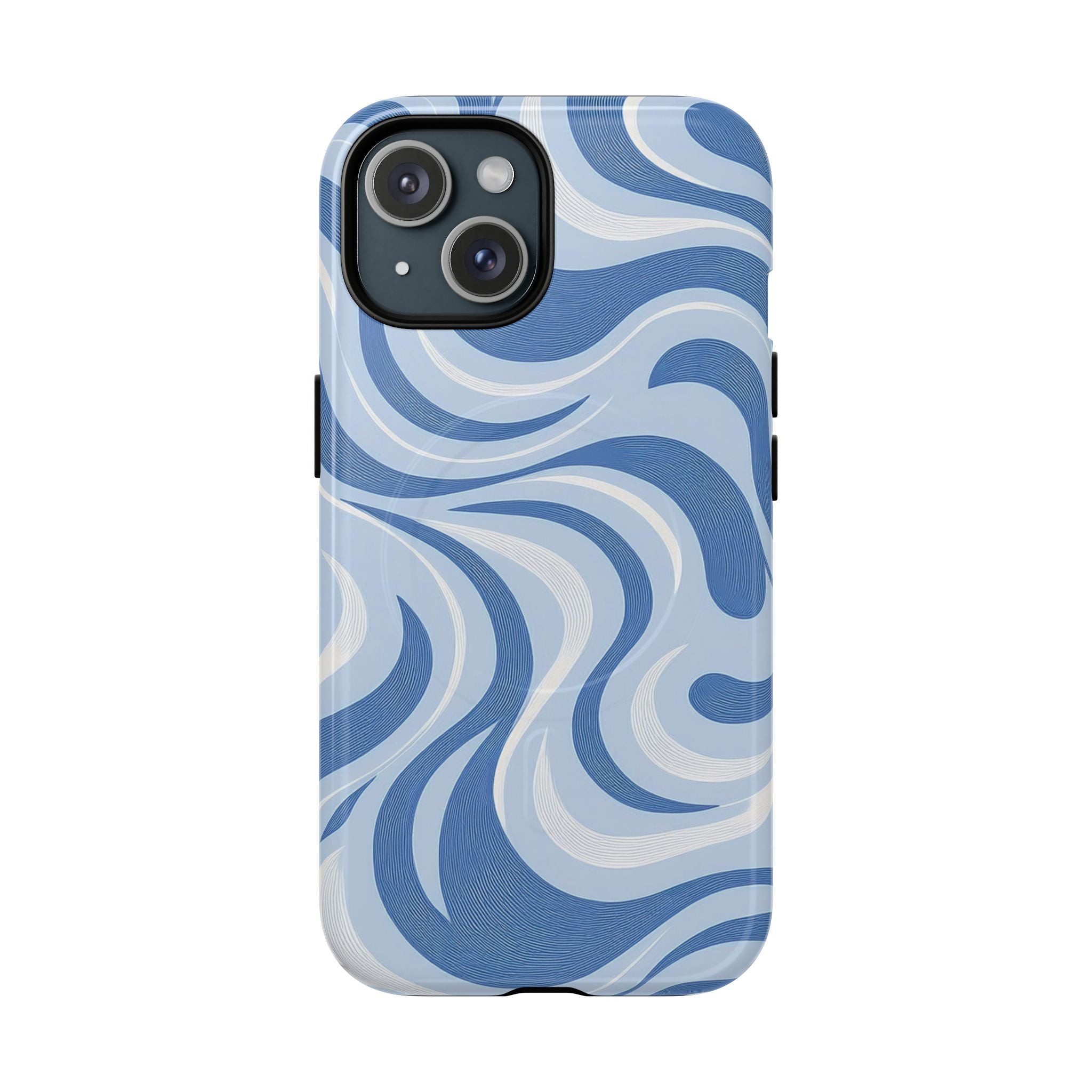 Stylish Abstract Swirl Design Tough Magnetic Cases