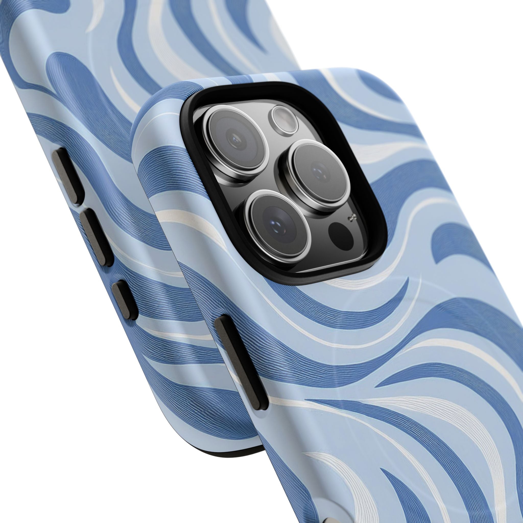 Stylish Abstract Swirl Design Tough Magnetic Cases