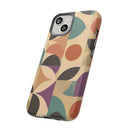 Geometric Abstract iPhone Case – Stylish, Durable Protection with Earthy Tones