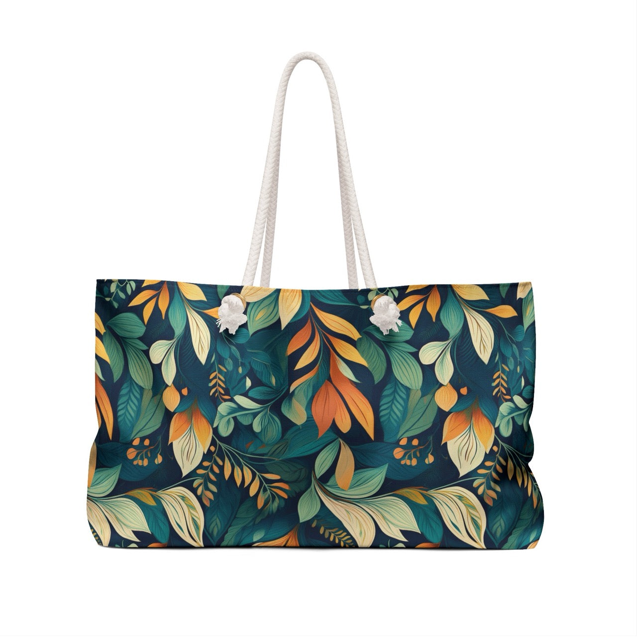 Golden Hour Foliage Weekender Tote Bag – Spacious, Chic & Perfect for Everyday Adventures