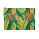 Golden Jungle Paradise Accessory Pouch – Exotic Tropical Foliage Organizer for Everyday Use