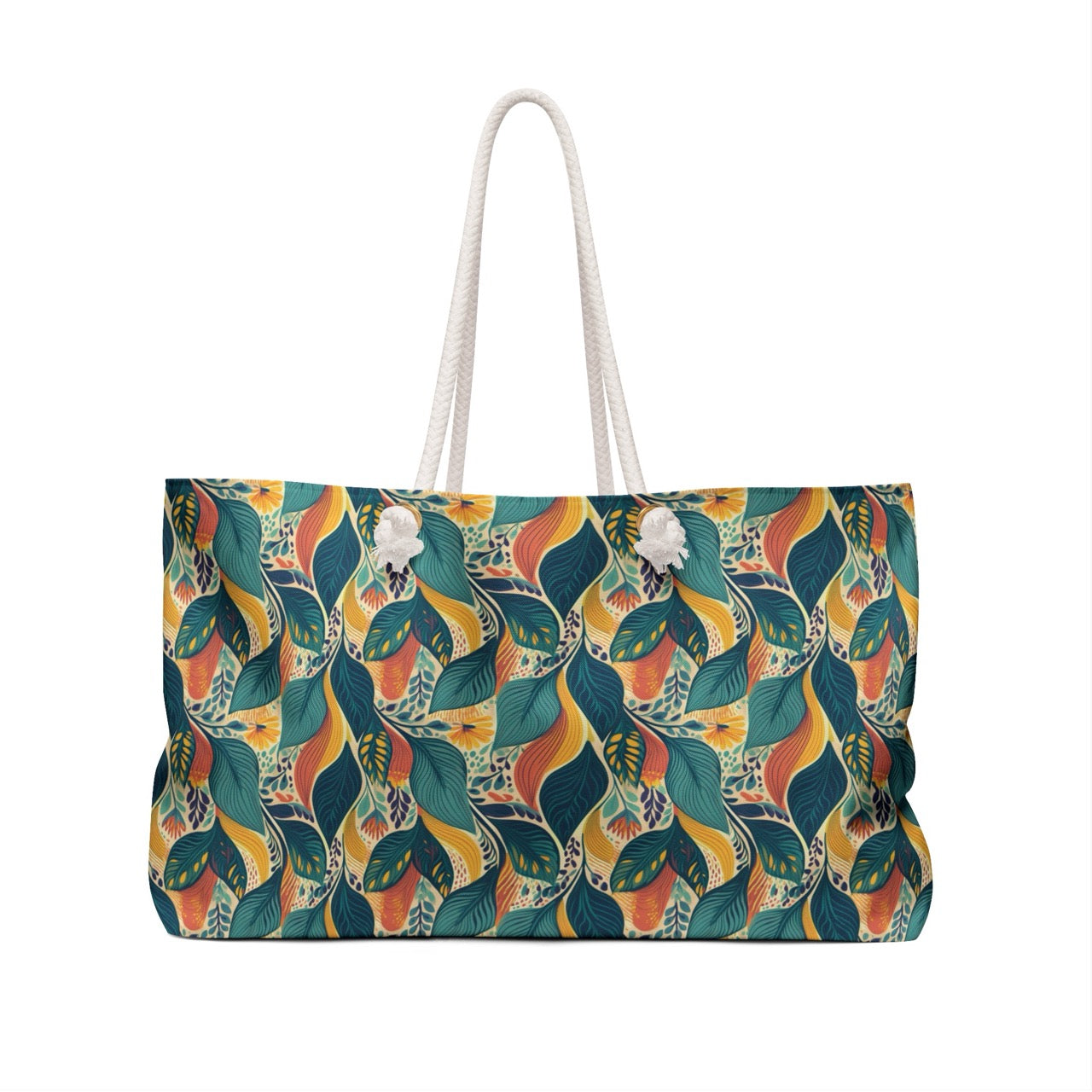 Autumn Symphony Botanicals Weekender Tote Bag – Chic, Spacious & Travel-Ready