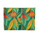 Tropical Sunset Bloom Accessory Pouch – Vibrant Floral Foliage Organizer for Everyday Essentials