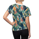 Tropical Twilight Elegance Women's T-Shirt – Ethereal Foliage-Inspired Design for a Chic Look
