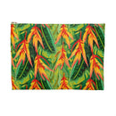 Sun-Kissed Rainforest Glow Accessory Pouch – Vibrant Tropical Foliage Organizer for Everyday Use