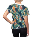 Tropical Twilight Elegance Women's T-Shirt – Ethereal Foliage-Inspired Design for a Chic Look