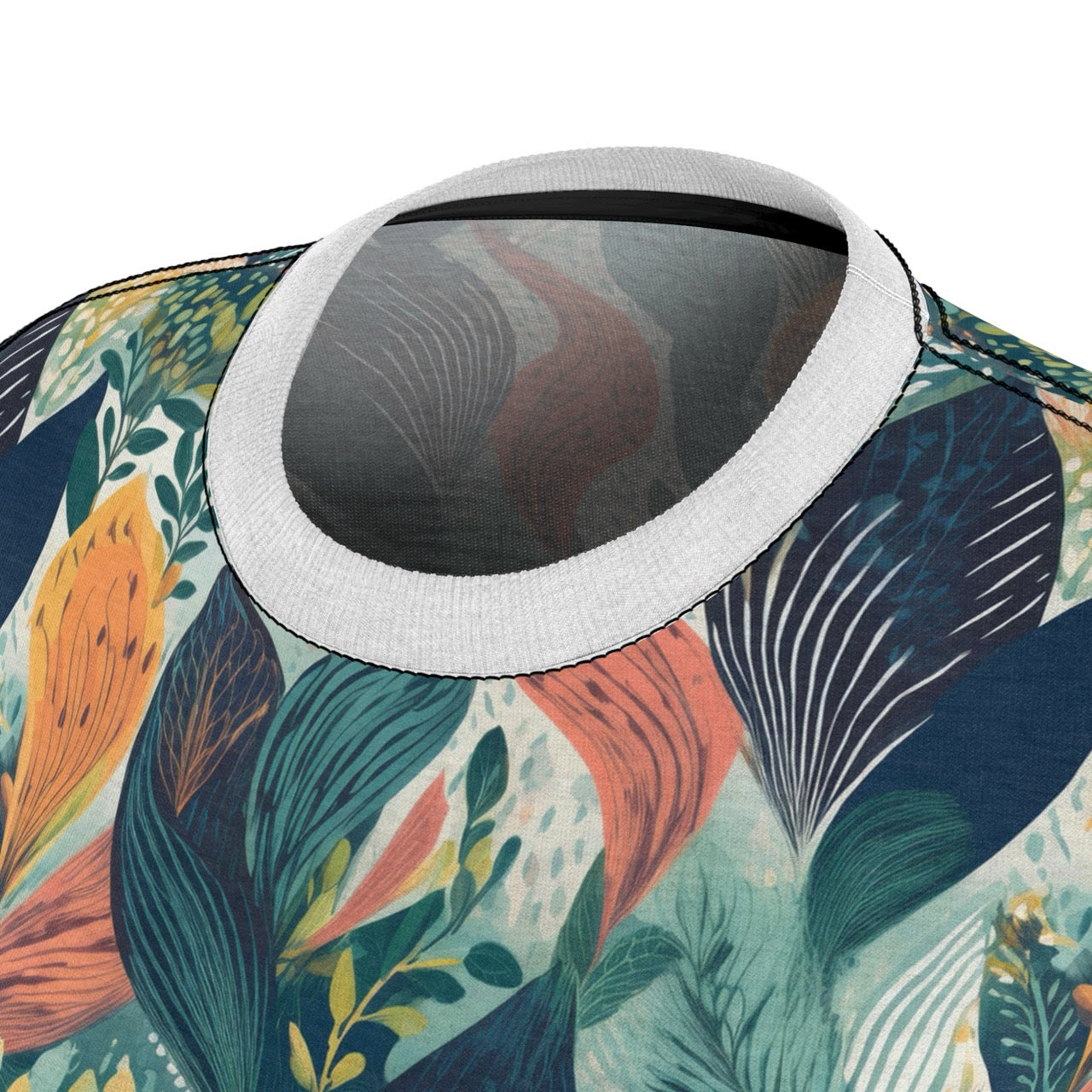 Tropical Twilight Elegance Women's T-Shirt – Ethereal Foliage-Inspired Design for a Chic Look