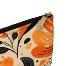 Sunlit Blooms Symphony Accessory Pouch – Warm Autumn Floral Organizer for Everyday Essentials