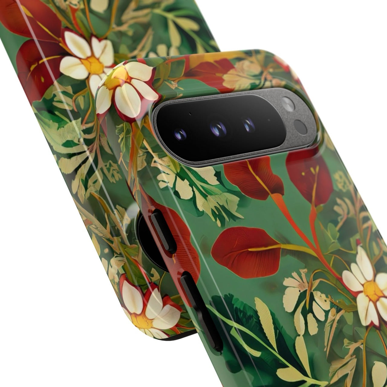 Golden Leaf Reverie Google Pixel Tough Case | Botanical Floral Art