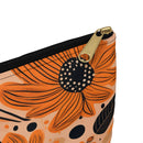 Bold Harvest Blooms Accessory Pouch – Vibrant Autumn Floral Organizer for Everyday Essentials