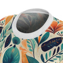 Floral Harmony Cascade Women's T-Shirt – Nature-Inspired Elegance for a Stylish Statement