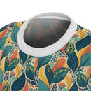Autumn Symphony Botanicals Women's T-Shirt – Elegant Fall-Inspired Floral Tee for Effortless Style
