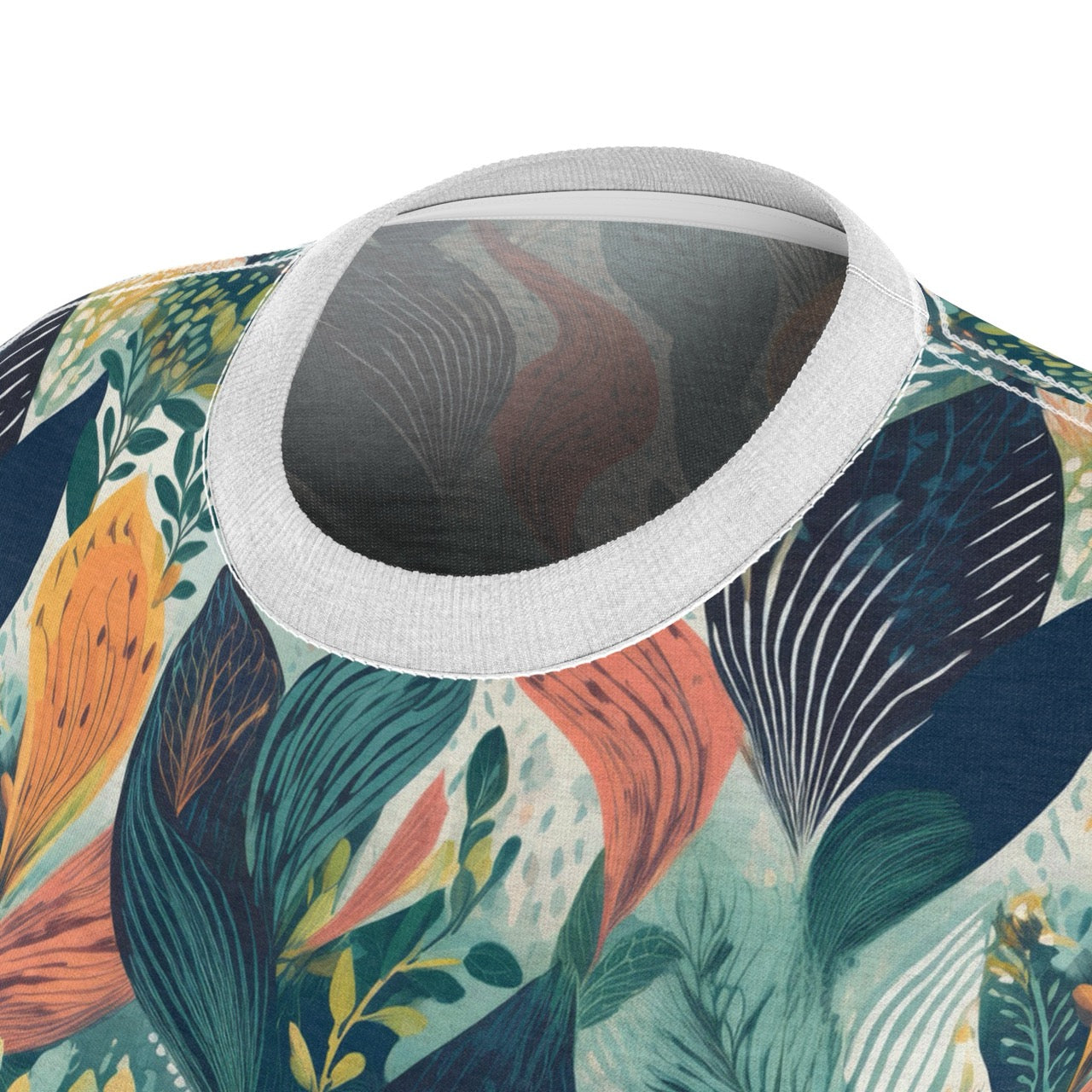 Tropical Twilight Elegance Women's T-Shirt – Ethereal Foliage-Inspired Design for a Chic Look