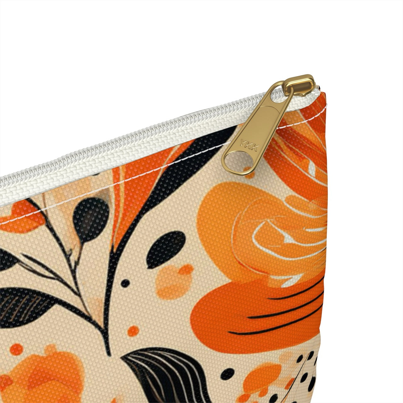 Sunlit Blooms Symphony Accessory Pouch – Warm Autumn Floral Organizer for Everyday Essentials