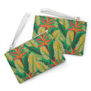 Golden Jungle Paradise Clutch Bag – Exotic Tropical Wristlet for Stylish Everyday Use
