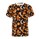 Cosmic Deco Fusion Men's T-Shirt – Bold Geometric Retro-Futuristic Print for Unique Style