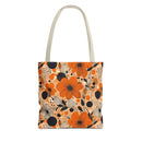 Autumn Glow Blossoms Tote Bag – Warm & Elegant Floral Carry-All