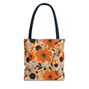 Autumn Glow Blossoms Tote Bag – Warm & Elegant Floral Carry-All