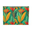 Tropical Sunset Bloom Accessory Pouch – Vibrant Floral Foliage Organizer for Everyday Essentials