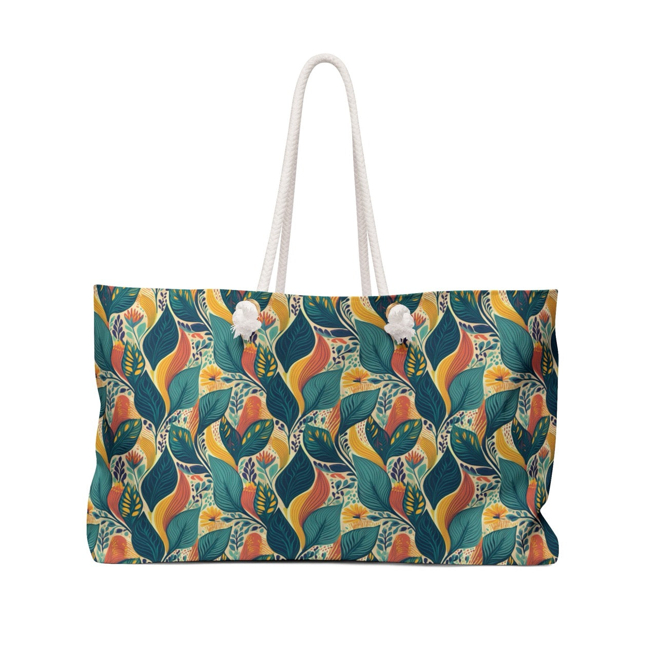 Autumn Symphony Botanicals Weekender Tote Bag – Chic, Spacious & Travel-Ready