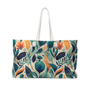 Floral Harmony Cascade Weekender Tote Bag – Stylish, Spacious & Travel-Ready