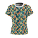 Autumn Symphony Botanicals Women's T-Shirt – Elegant Fall-Inspired Floral Tee for Effortless Style