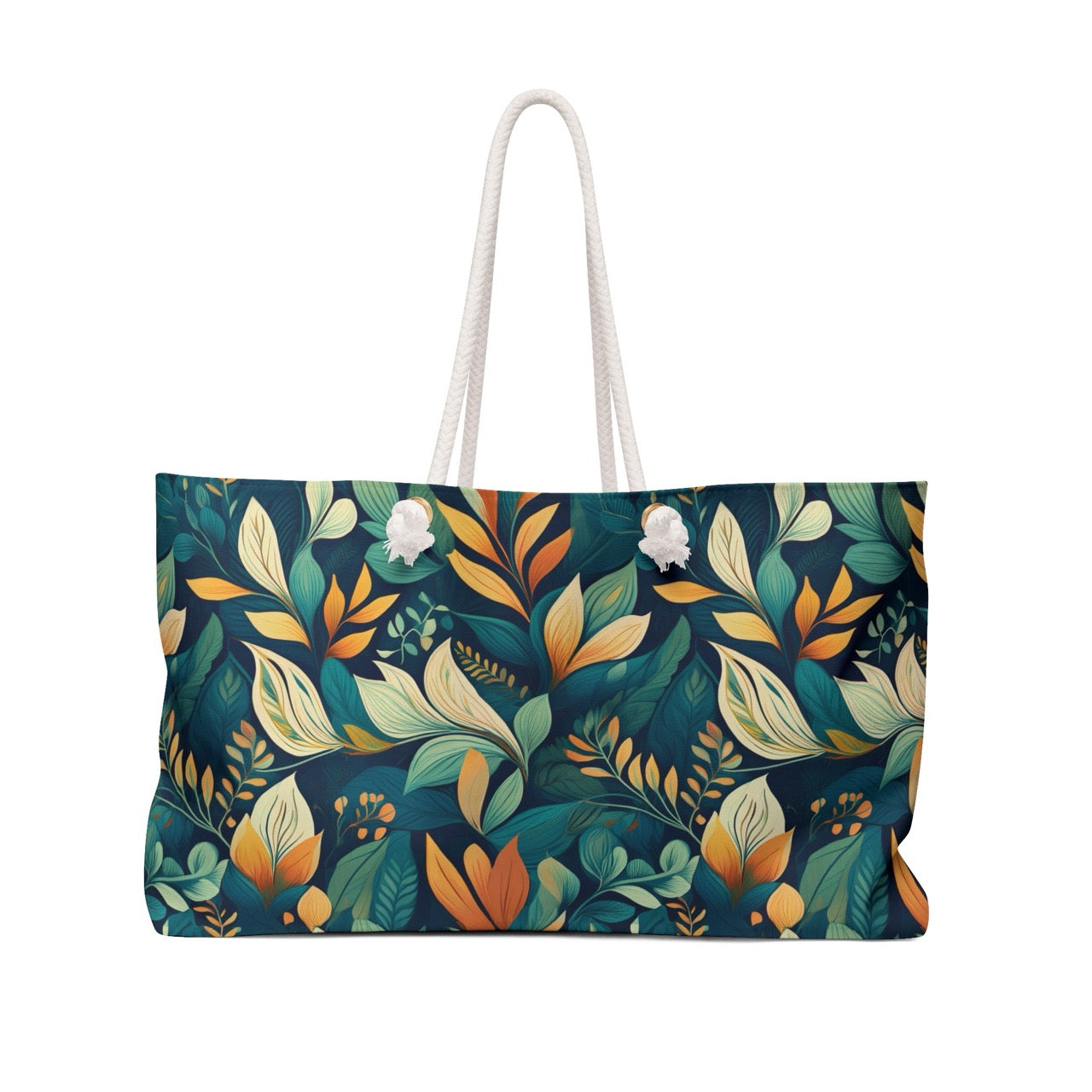 Golden Hour Foliage Weekender Tote Bag – Spacious, Chic & Perfect for Everyday Adventures